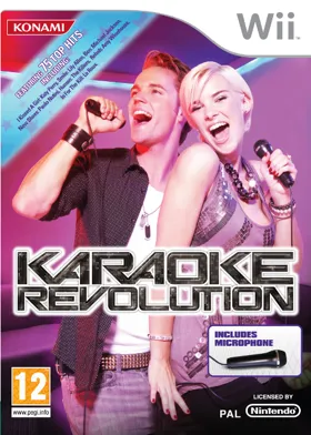Karaoke Revolution box cover front